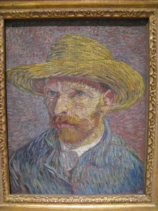 Self-Portrait with a Straw Hat — Metropolitan Museum of Art